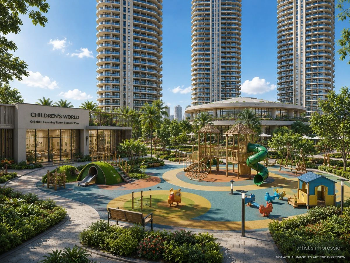 Children's World play zone and creche at Prestige Thane